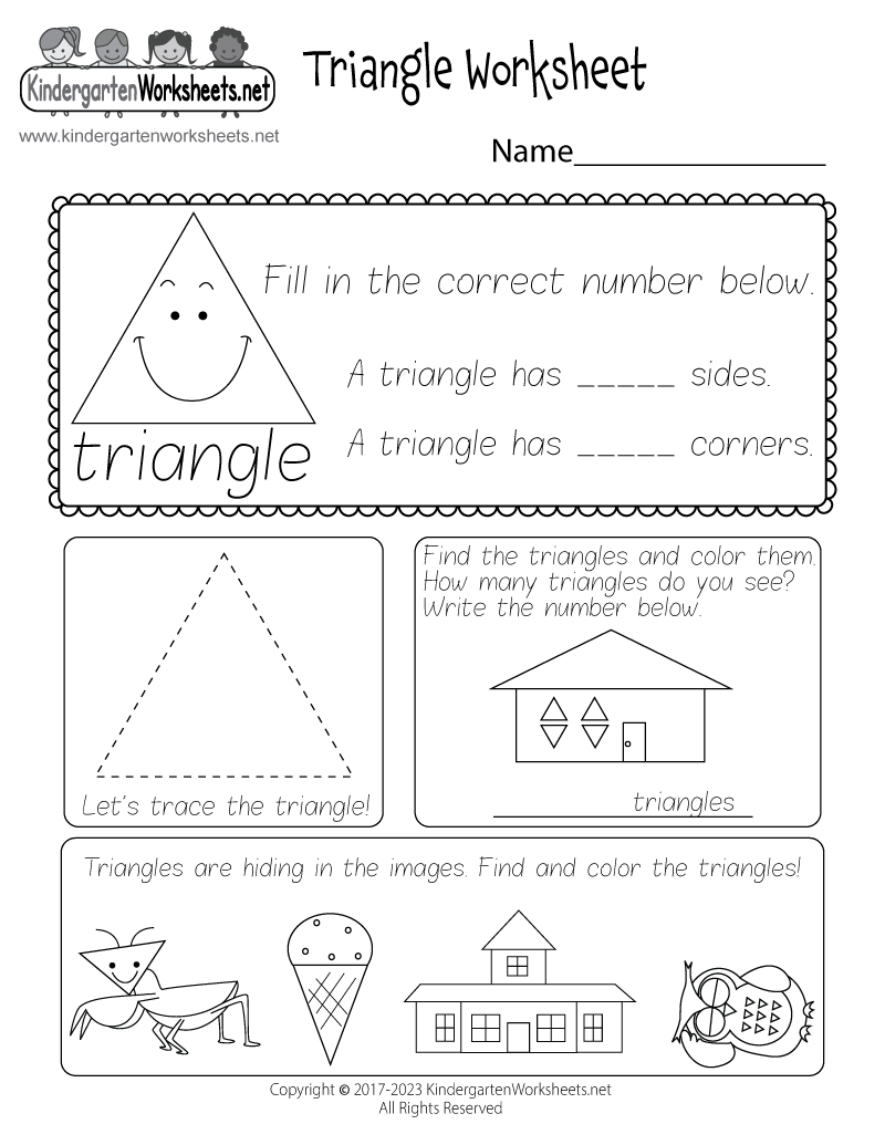 Triangle Worksheet - Free Printable, Digital, &  PDF