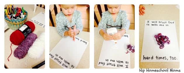 trust in god worksheet