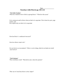 Tuesdays with Morrie Questions.pdf