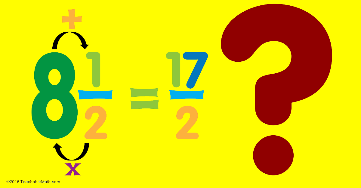 turning mixed numbers into improper fractions worksheet
