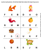turtle diary worksheet beginning sounds