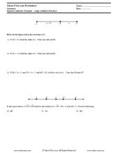 Free Math Worksheets &  Printables with Answers