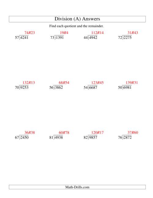 two digit divisors worksheet