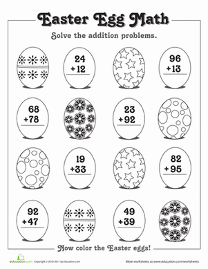Two-Digit Addition | Worksheet 