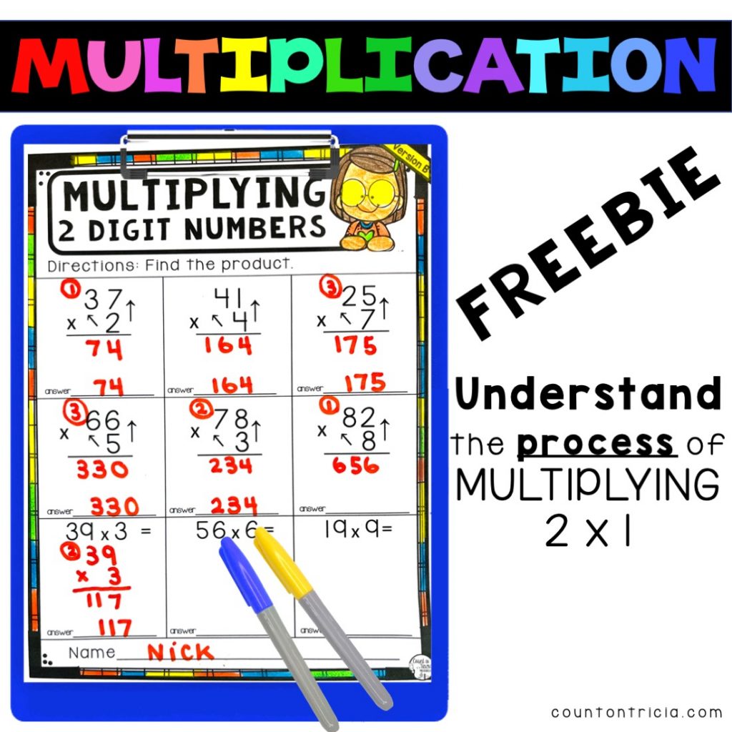 Two Digit Multiplication Activities Your Students Will Love ...