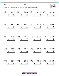 two digit multiplication worksheet grade 3