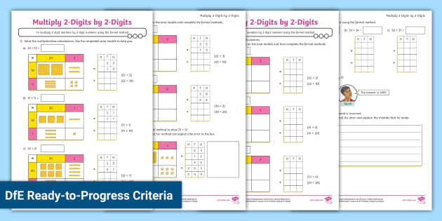 two digit multiplication worksheet grade 5