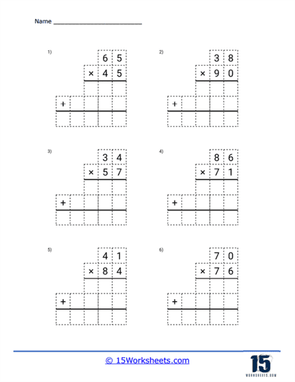 Double Digit Multiplication Worksheets - 15 Worksheets Library