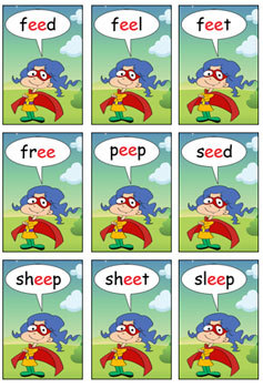 two vowels go walking worksheet