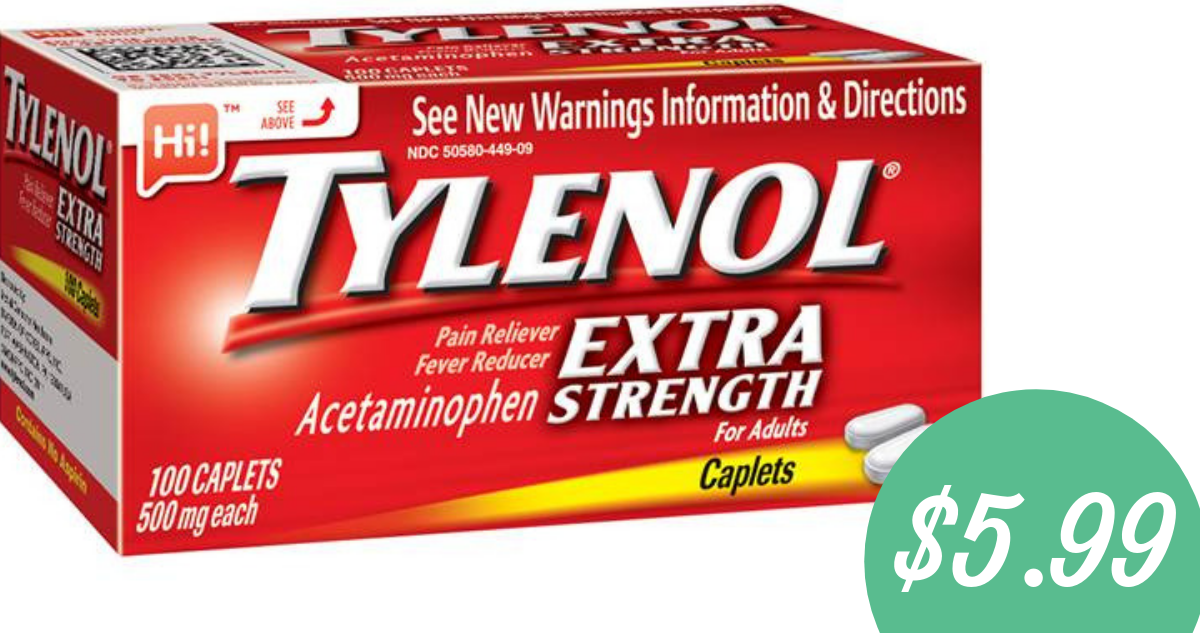 Tylenol Coupon | Makes 100 Count Box $5.99 :: Southern Savers