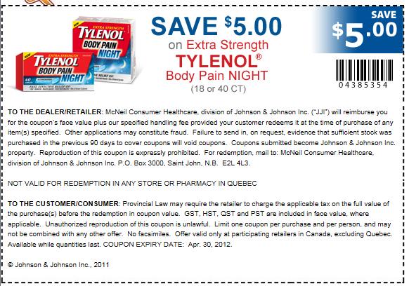 Tylenol Body Pain Night - Details