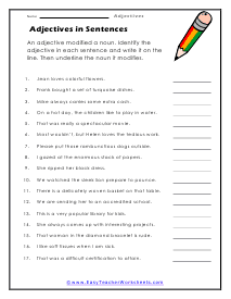 Free Adjectives and Adverbs Worksheets: Printable Templates