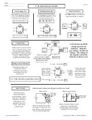 TYpes of Circuits - Name: Unit 9:4 Types of Circuits Period: Wires ...