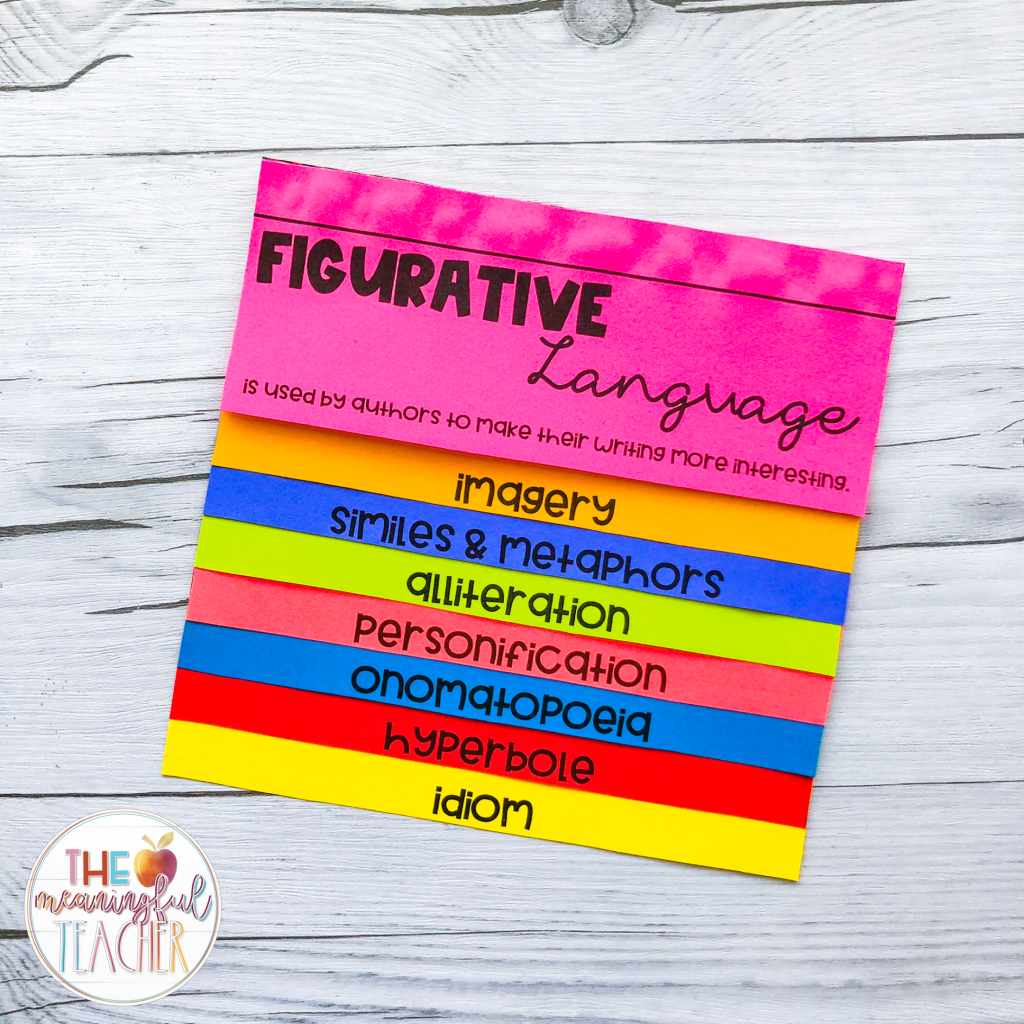 types of figurative language worksheet