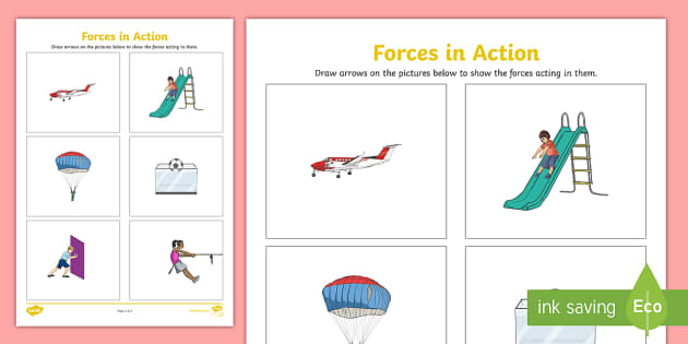 Forces Worksheet KS2 | Primary Science Resources - Twinkl