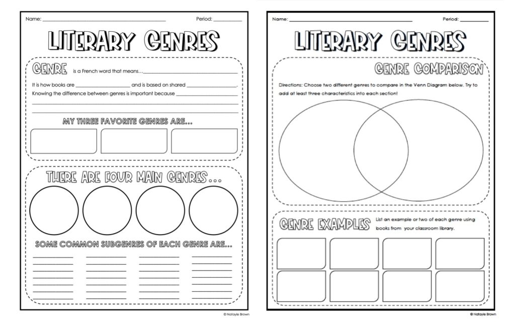 Teaching Literary Genres Using Stations - Hey Natayle