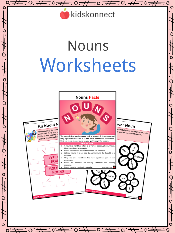 types of nouns worksheet pdf