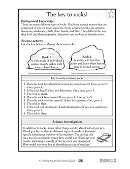 types of rock worksheet