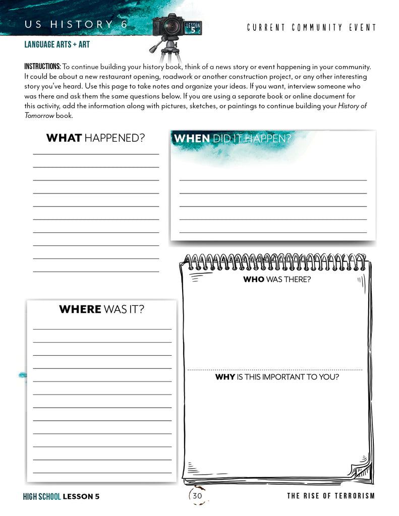 u s  history worksheet high school