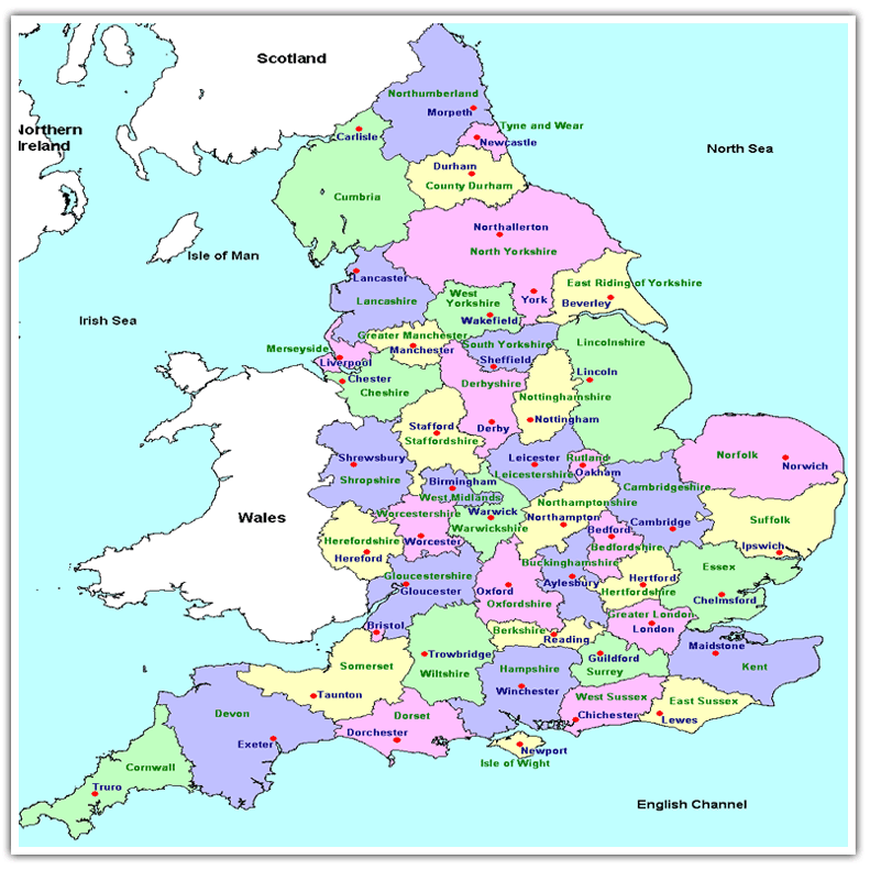 Maps Of England And Its Counties Tourist And Blank Maps For Planning Maps Of England And Its Counties Tourist And Blank Maps For Planning
