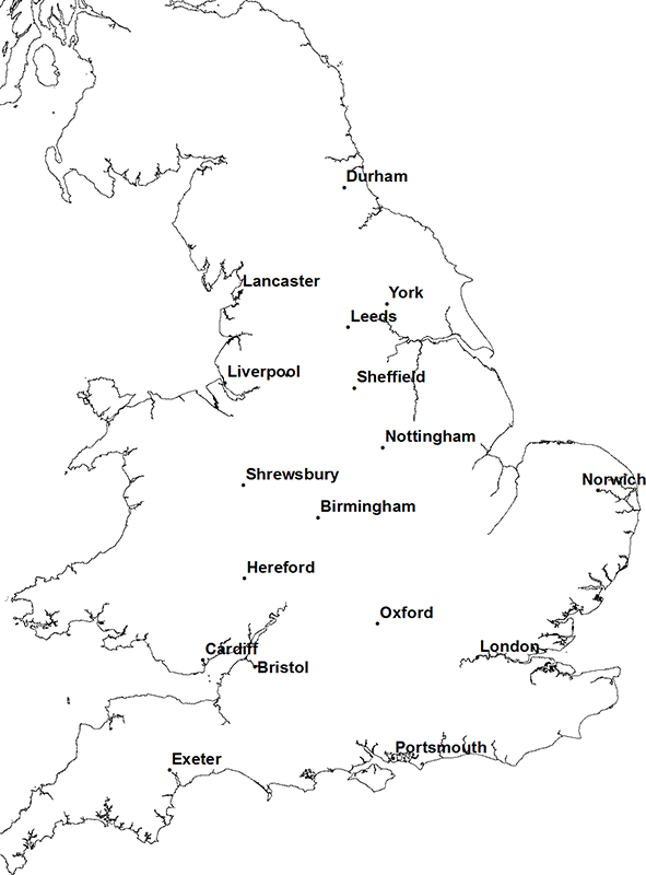 Major shales and clays in England and Wales | Aquifer, shale and ...