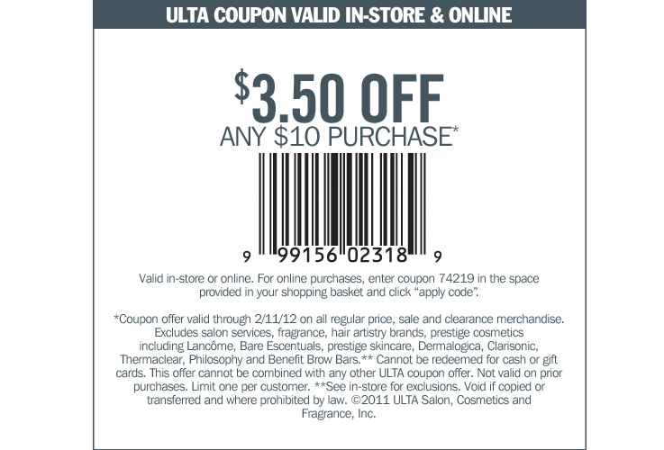 ULTA Coupon [Lizzy O]