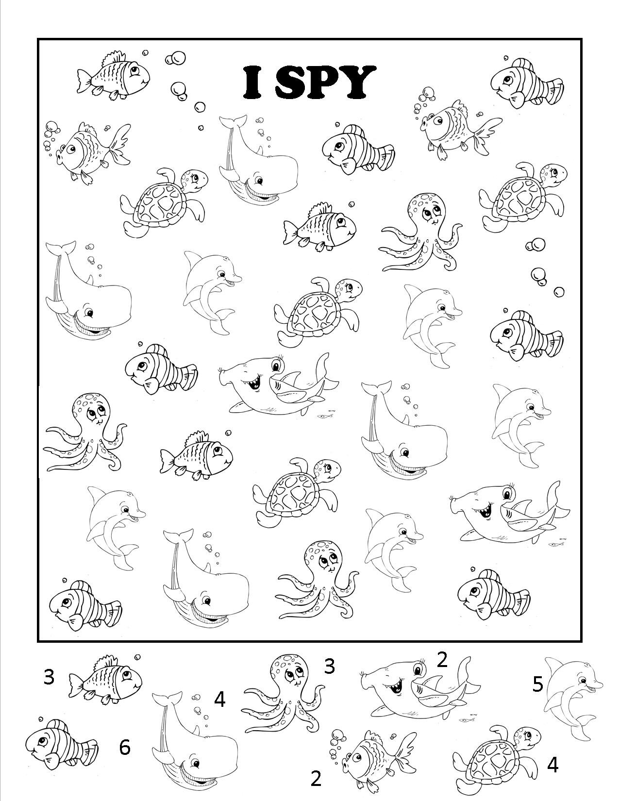I Spy Worksheet — Sew Cute Patterns