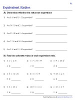 Ratio Worksheets