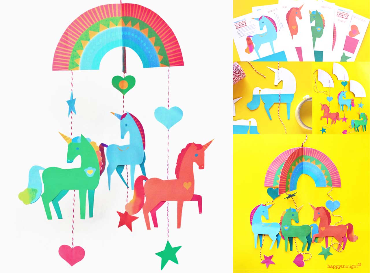 Create a Unicorn Mobile template. Get crafty today • Happythought