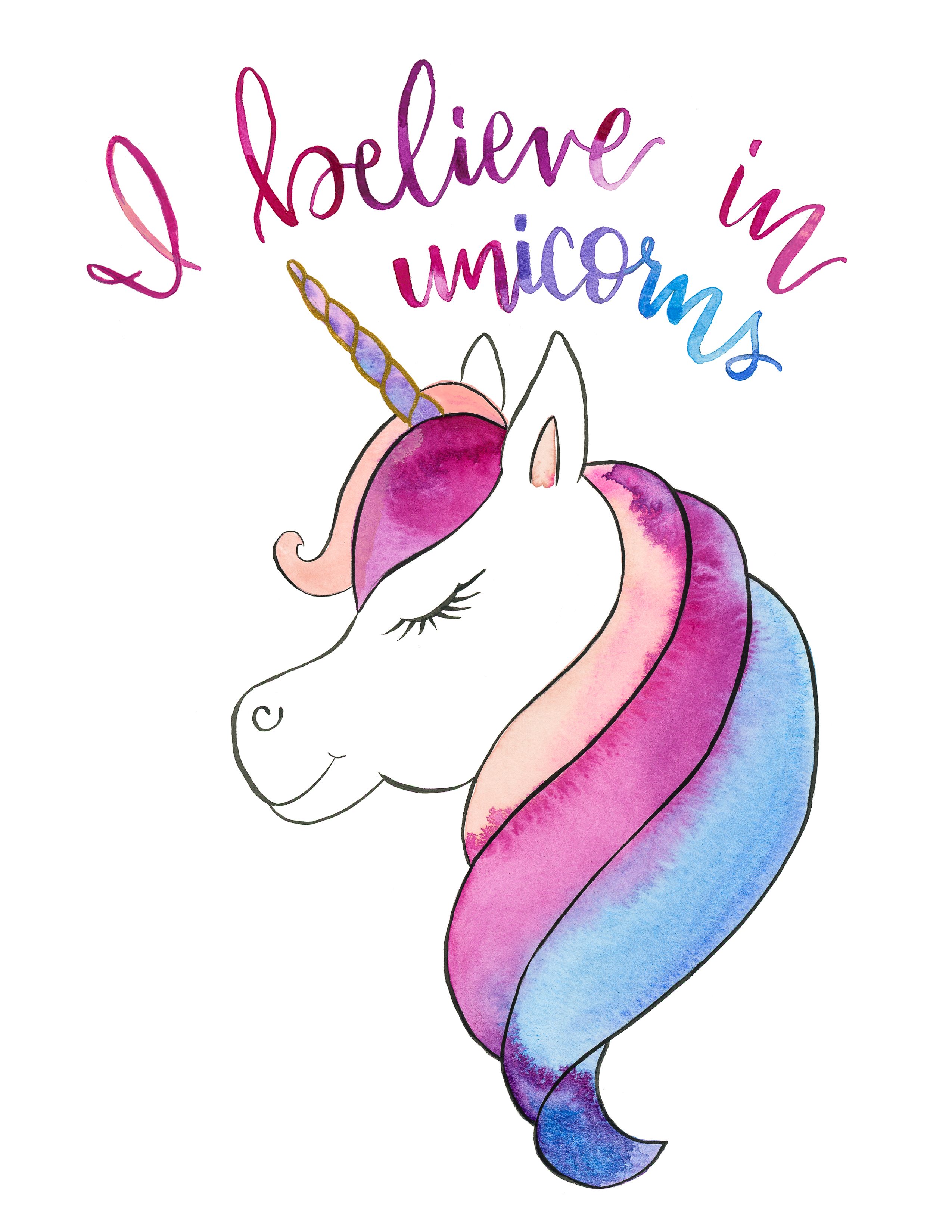 Unicorn Party Free Printables - TINSELBOX