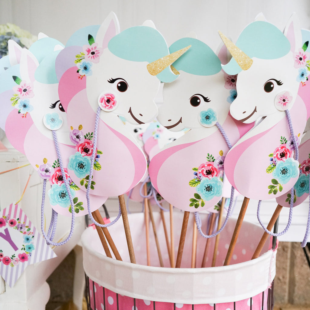 unicorn printable party favors