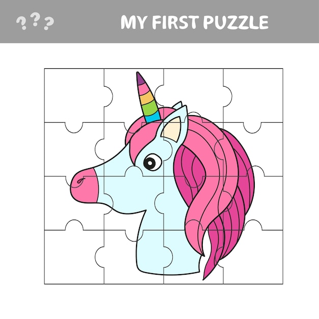 Premium Vector | Puzzle game for kids education developing ...