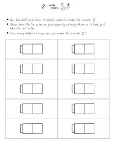 Unifix Cubes Lesson Plans &  Worksheets | Lesson Planet