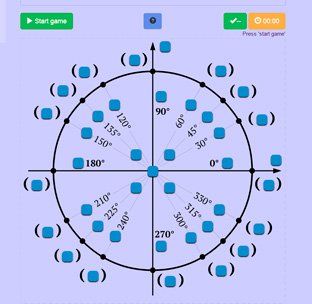 Unit Circle Game -Interactive quiz on unit circle, radians ...
