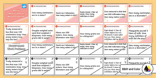 unit conversions word problems worksheet