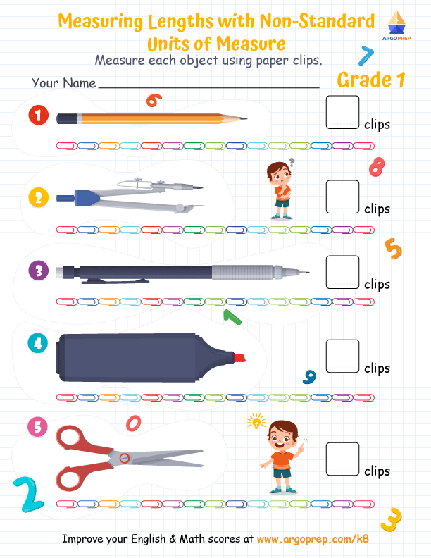 unit of measure worksheet