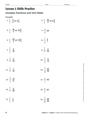 Complex Fractions and Unit Rates Worksheet PDF | airSlate SignNow