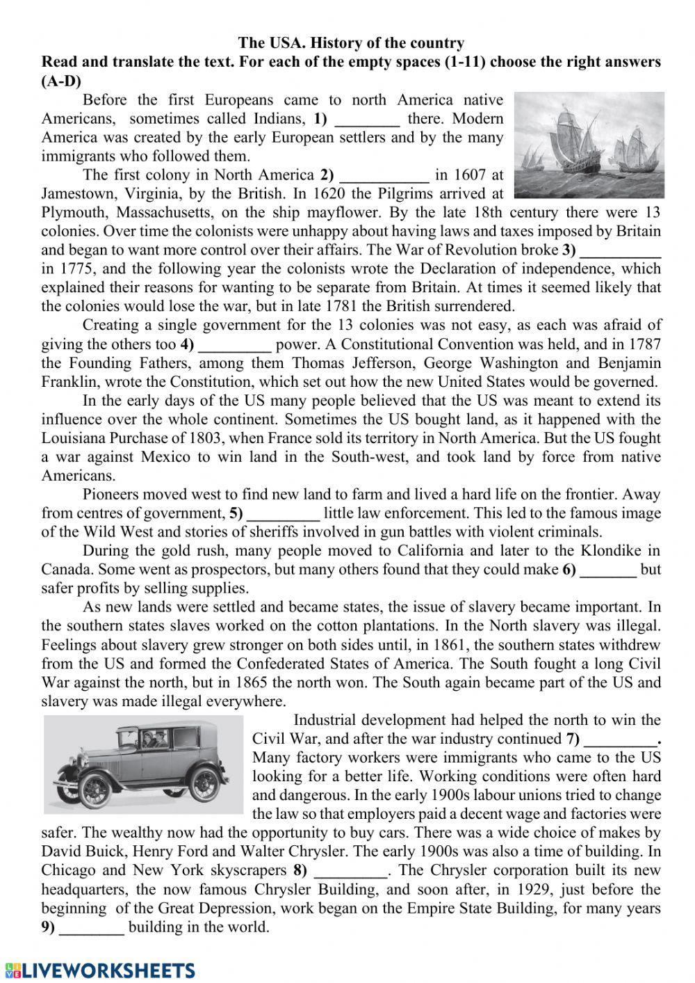 Free Printable Blank Map of the - United States History Worksheet Pdf 34 