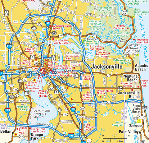 united states road map with cities printable
