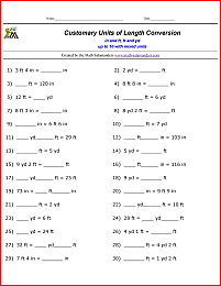 units worksheet