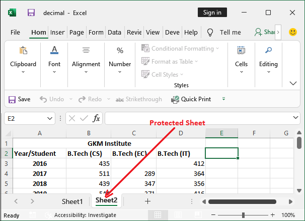 How to unprotect Excel sheet without password - javatpoint