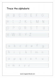 Free Printable Tracing Letters - Letter Tracing Lowercase - ABC ...