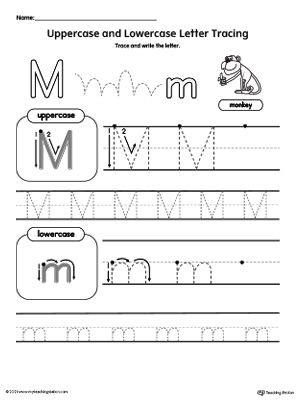 FREE* Tracing Uppercase and Lowercase Letter M | MyTeachingStation.com