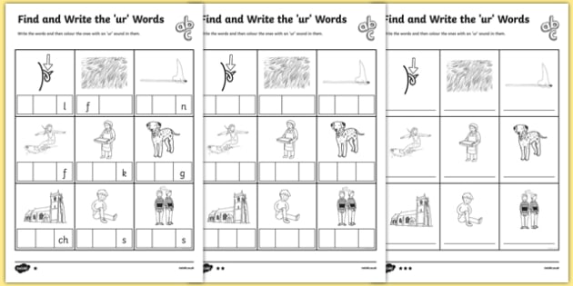 ur phonics worksheets and games - Galactic Phonics