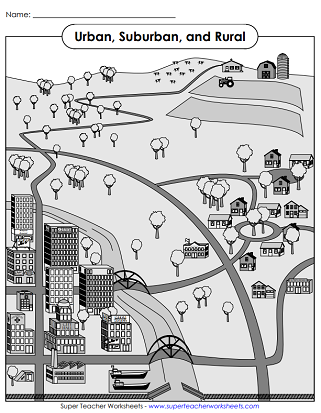 Social Studies Worksheets: Communities