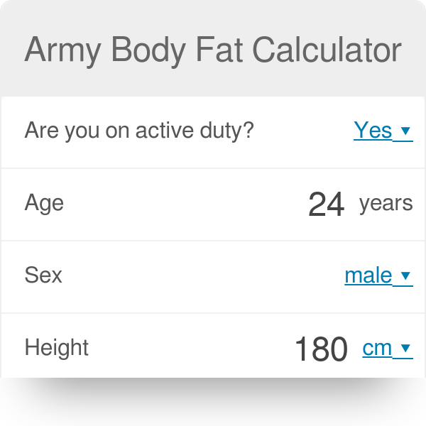 us army body fat worksheet