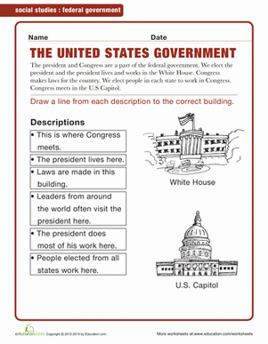 us government worksheet