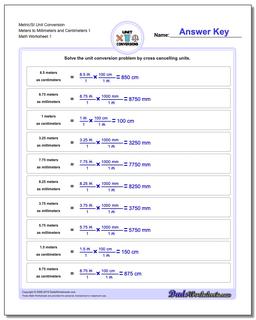 Metric SI Unit Conversions: Metric SI Length