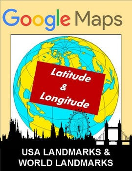 usa latitude and longitude worksheet