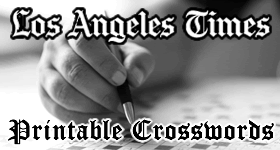 Printable LA Times Crosswords for September 2015